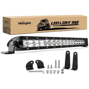 17 Inch 80W 8000LM Slim Spot Flood LED Light Bar