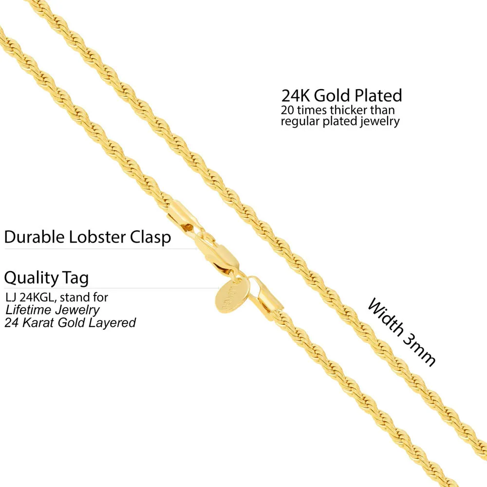 3mm Rope Chain