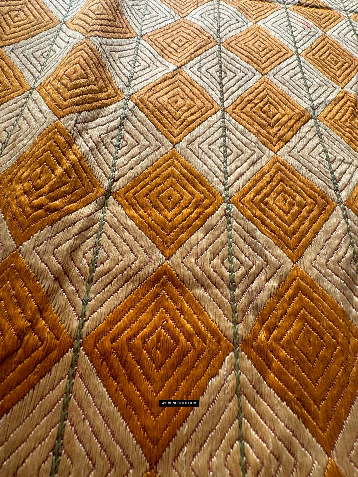 419 Vintage Varida Bagh Phulkari -  Textile Art West Punjab