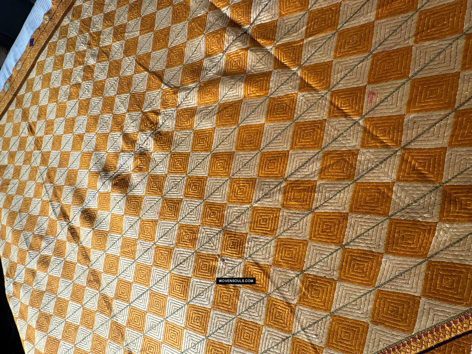 419 Vintage Varida Bagh Phulkari -  Textile Art West Punjab
