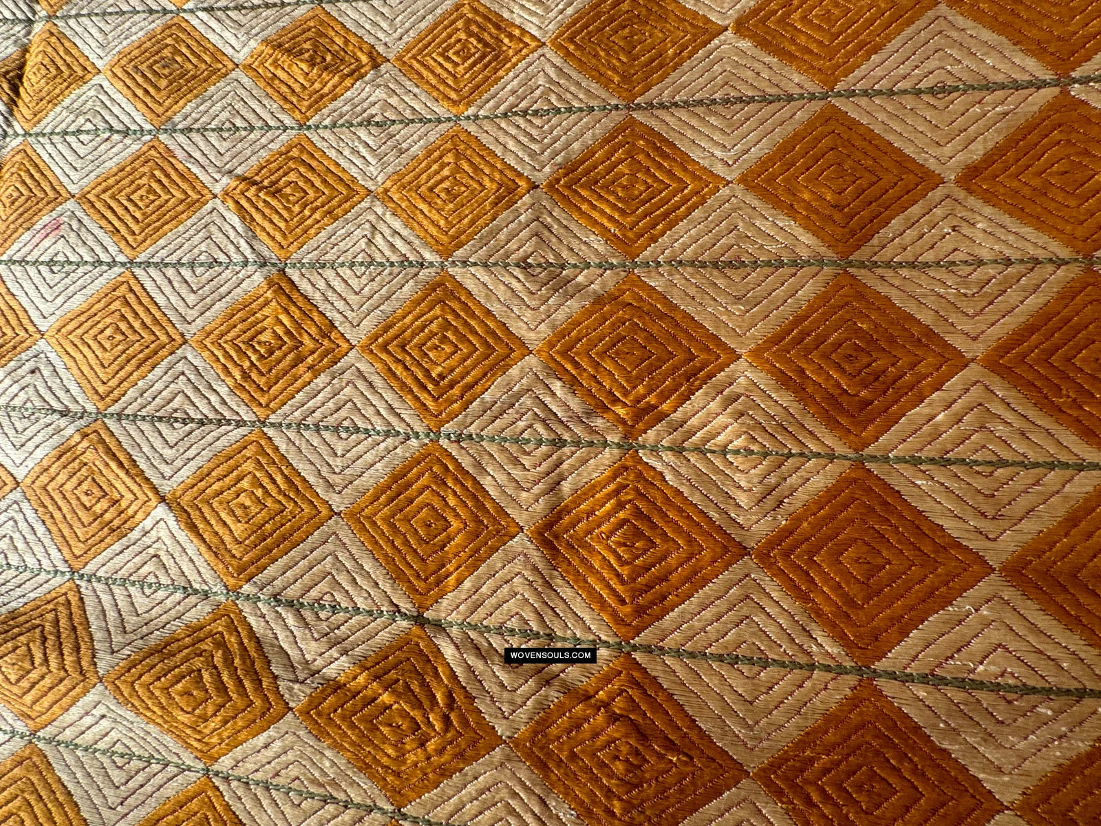 419 Vintage Varida Bagh Phulkari -  Textile Art West Punjab