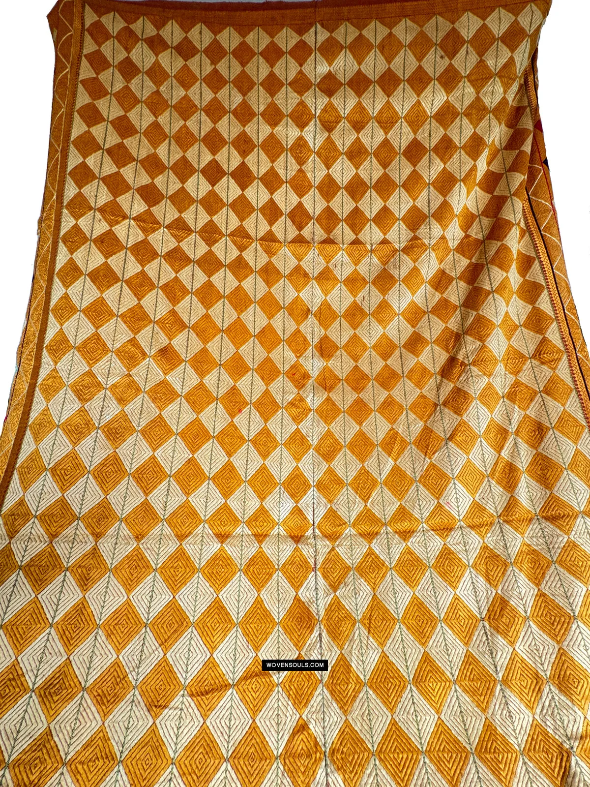 419 Vintage Varida Bagh Phulkari -  Textile Art West Punjab