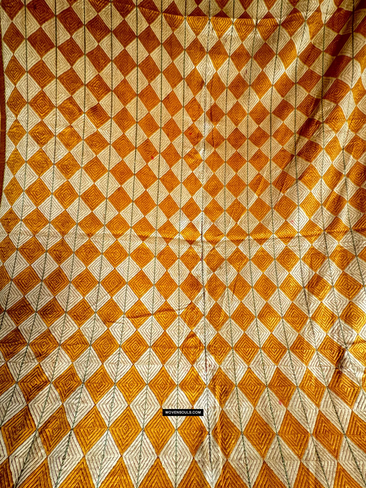 419 Vintage Varida Bagh Phulkari -  Textile Art West Punjab