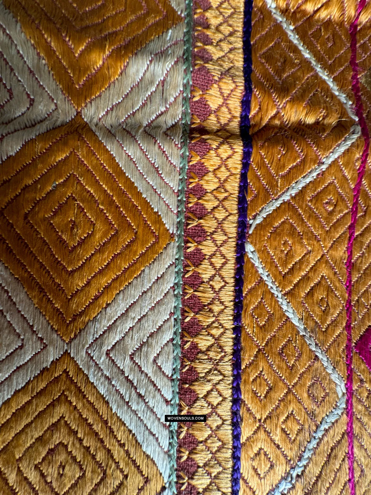 419 Vintage Varida Bagh Phulkari -  Textile Art West Punjab