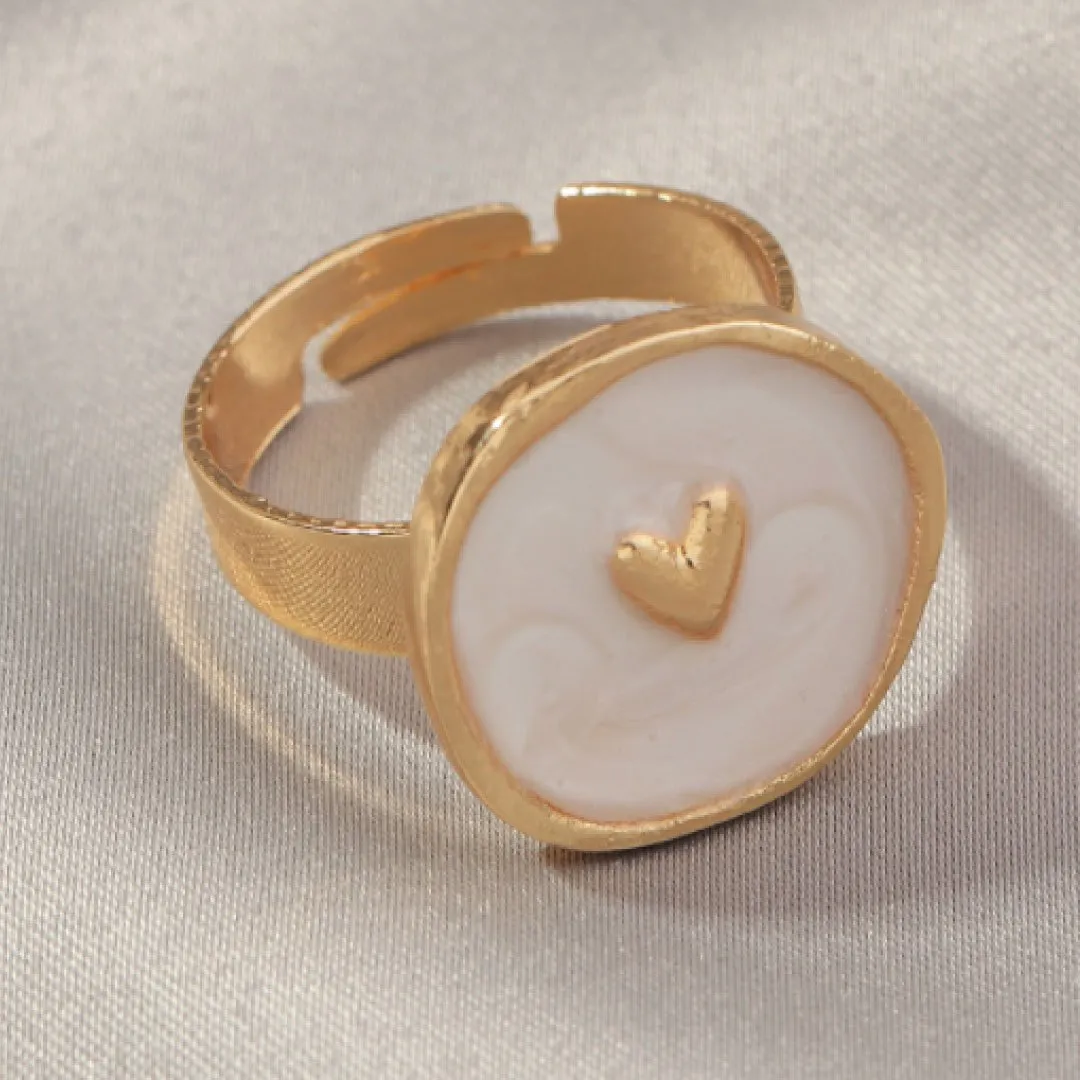 ClaudiaG Collection Astral Ring in White