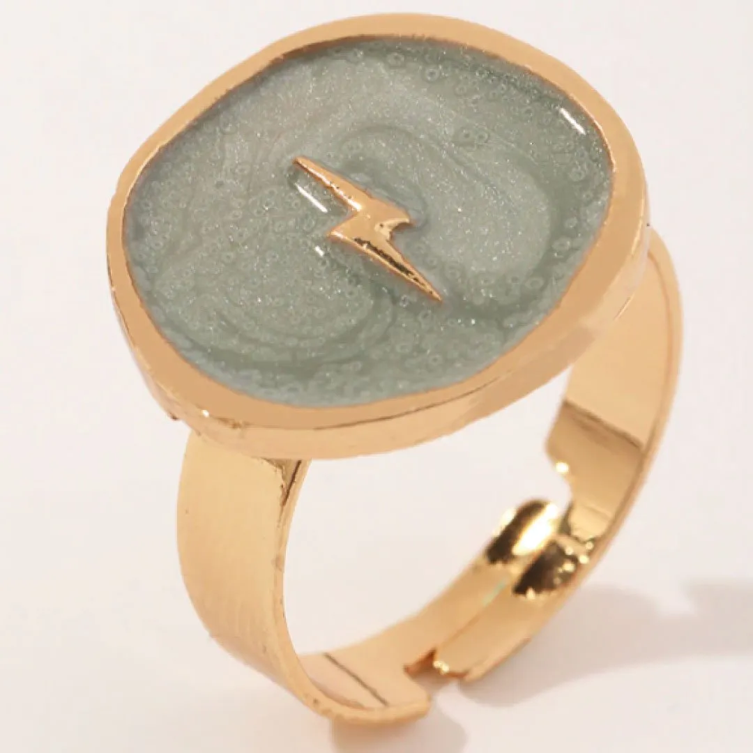 ClaudiaG Collection Astral Ring in White