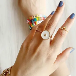 ClaudiaG Collection Astral Ring in White