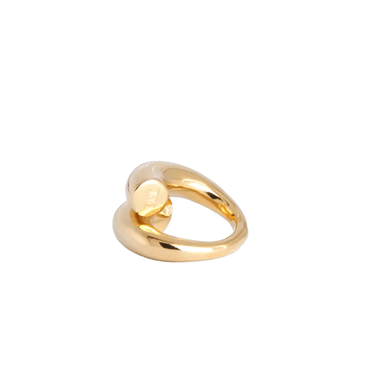 Double-Layer Gold-Plated Spiral Ring