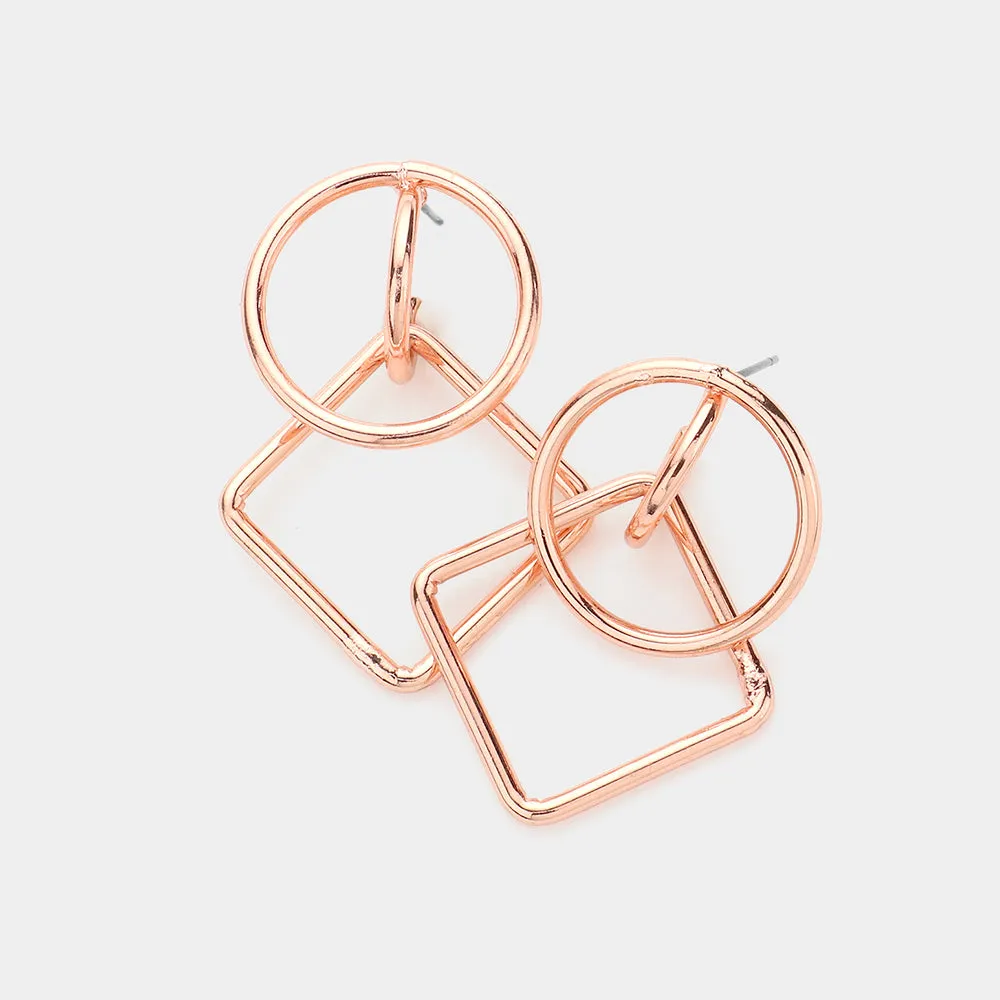 iLLASPARKZ Geometric Metal Earrings