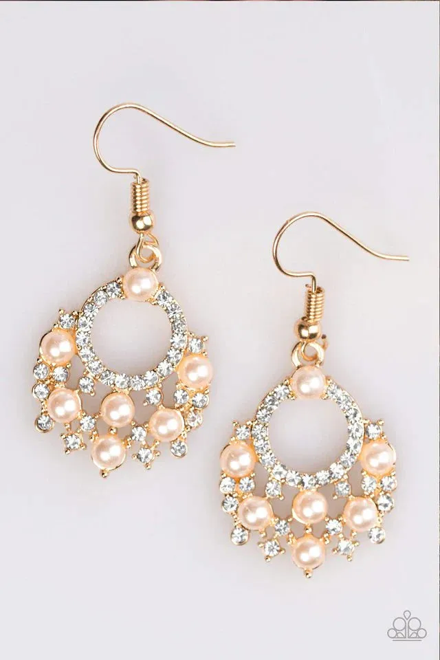 Paparazzi Earring ~ Sweet As MONEY - Gold
