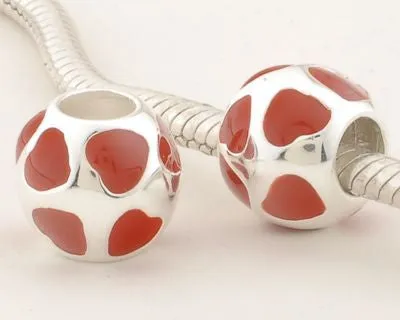Pendant - Ball of Red Hearts