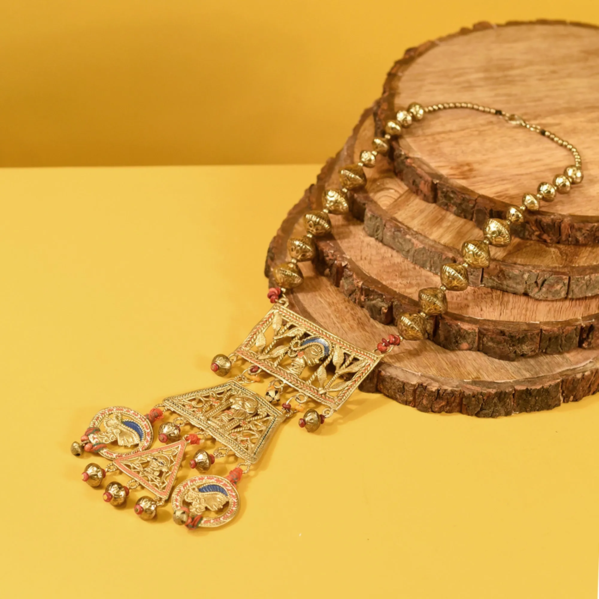 The Empress' Kingdom Handcrafted Necklace (Blue)